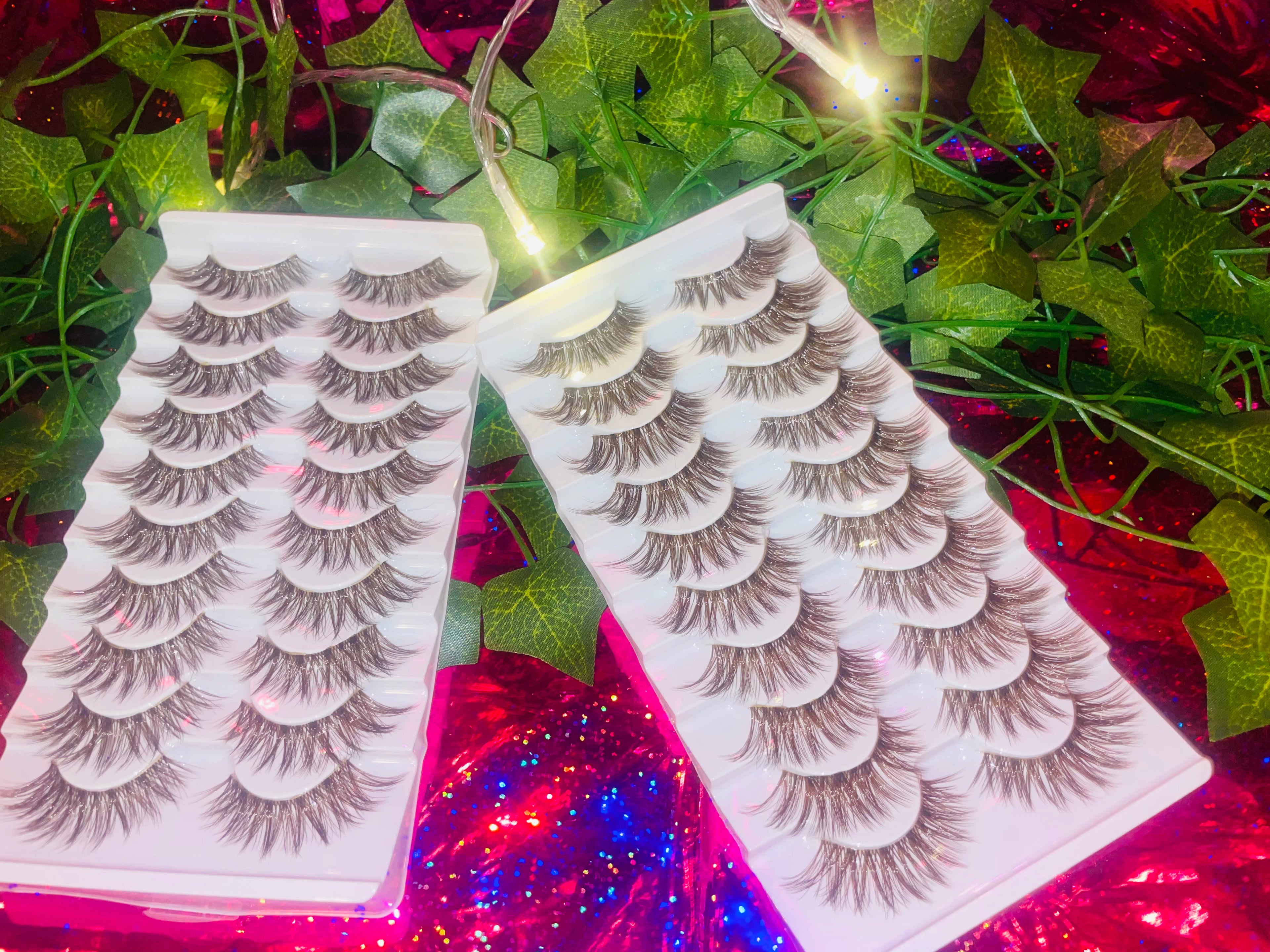 Cocoa Brown Wispy Lash set